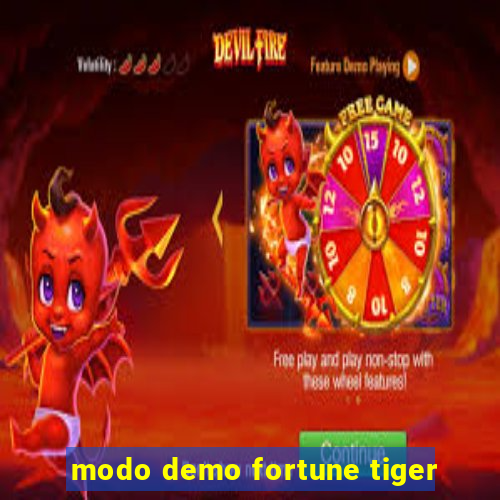 modo demo fortune tiger